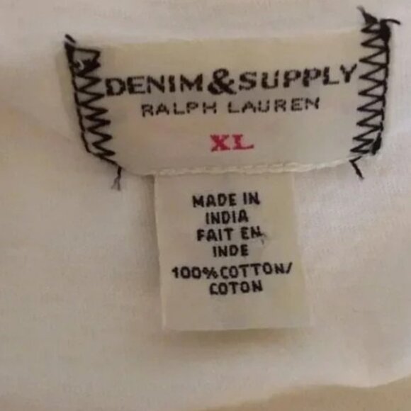 Denim & Supply Ralph Lauren Fringe Thunderbird Top  Sz XXL  B39 - Picture 3 of 3